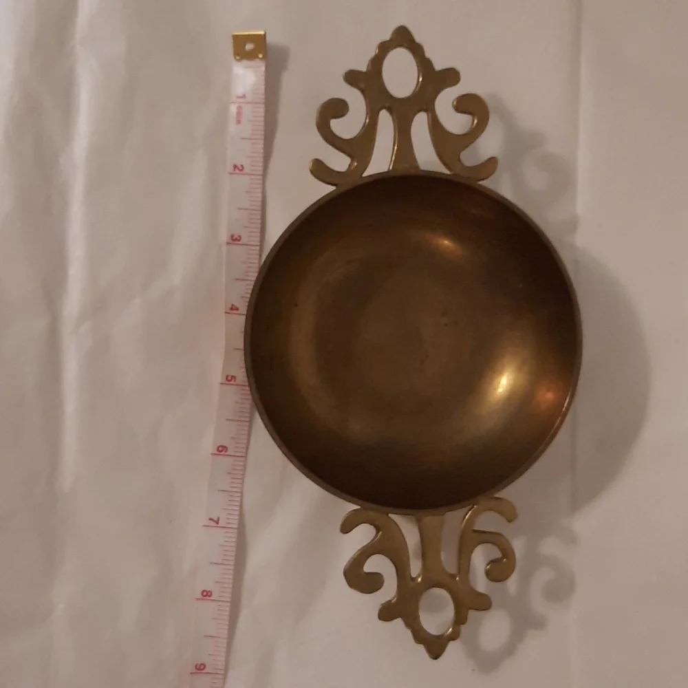 Vintage Brass jewelry or accessory dish great piece